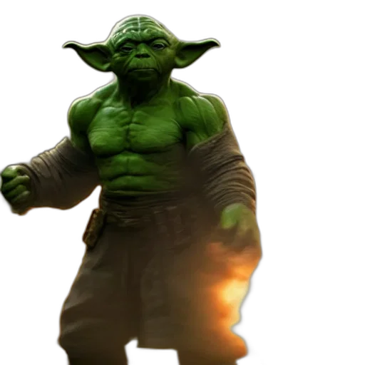 staff, creature, 3d render, concept art transparent PNG cut-out
