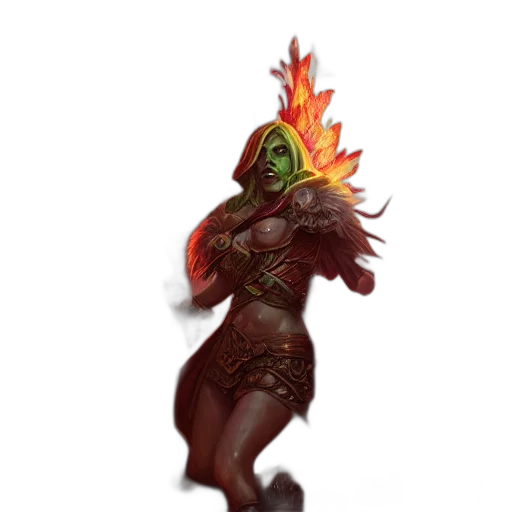 staff, creature, dragon, mask transparent PNG cut-out