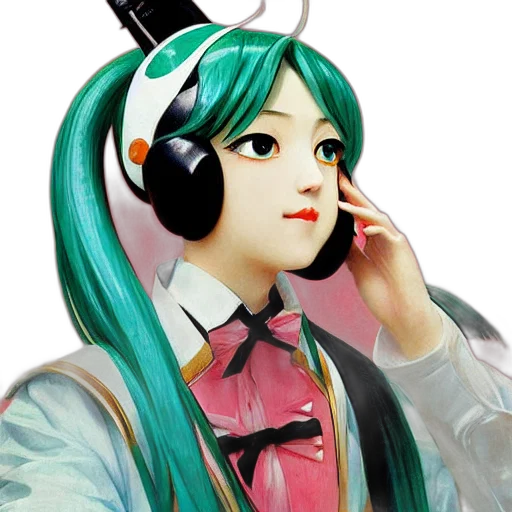 staff, robot, mask, face, vaporwave, anime, 3d render, concept art transparent PNG cut-out