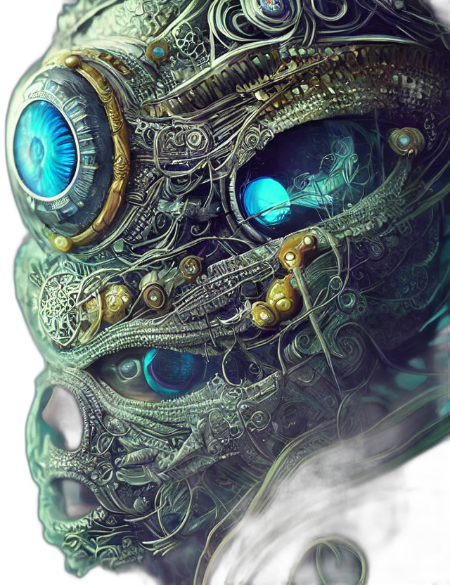 mask, robot, face, creature transparent PNG cut-out