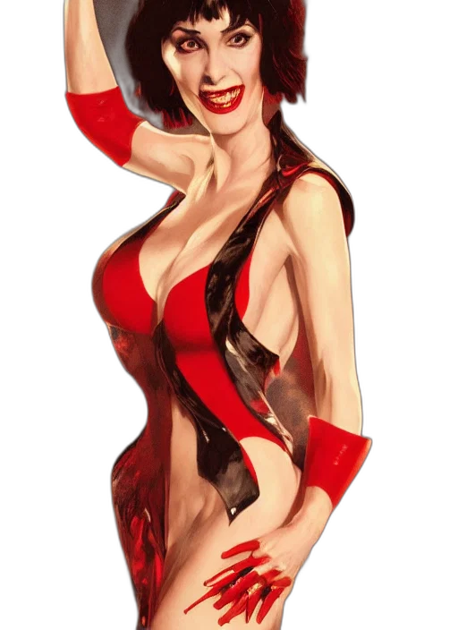 dress, comic book art, cartoon, concept art, fantasy art, red, winona, ryder transparent PNG cut-out