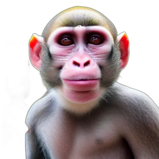 animal, creature, face, mask, photorealistic, 3d render, concept art, cartoon transparent PNG cut-out
