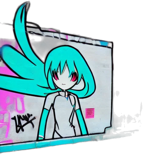 robot, weapon, hair, creature, anime, concept art, vaporwave, cartoon transparent PNG cut-out