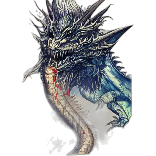 dragon, creature, staff, face, concept art, fantasy art, pixel art, watercolor transparent PNG cut-out