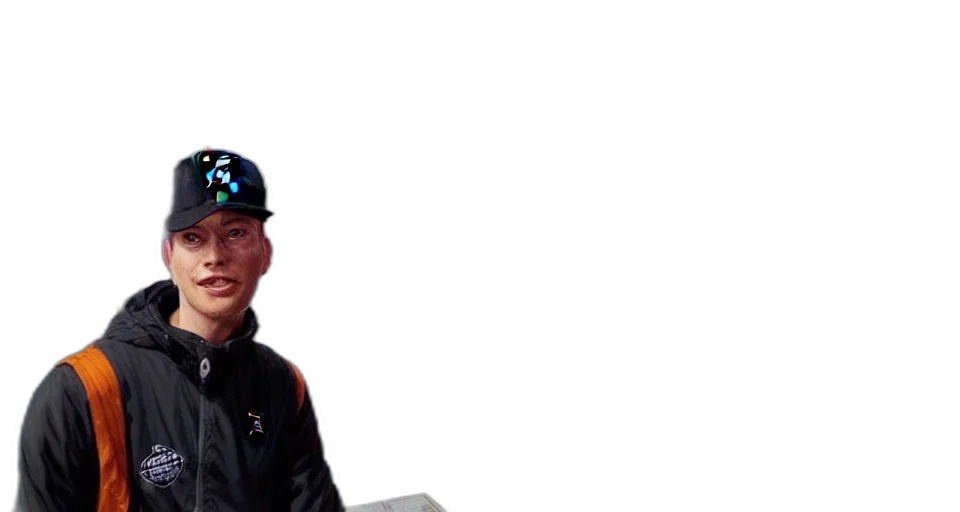 staff, hat, jacket, furniture transparent PNG cut-out