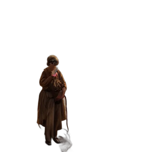 staff, jacket, hat, mask, 3d render, concept art, pixel art, photorealistic transparent PNG cut-out