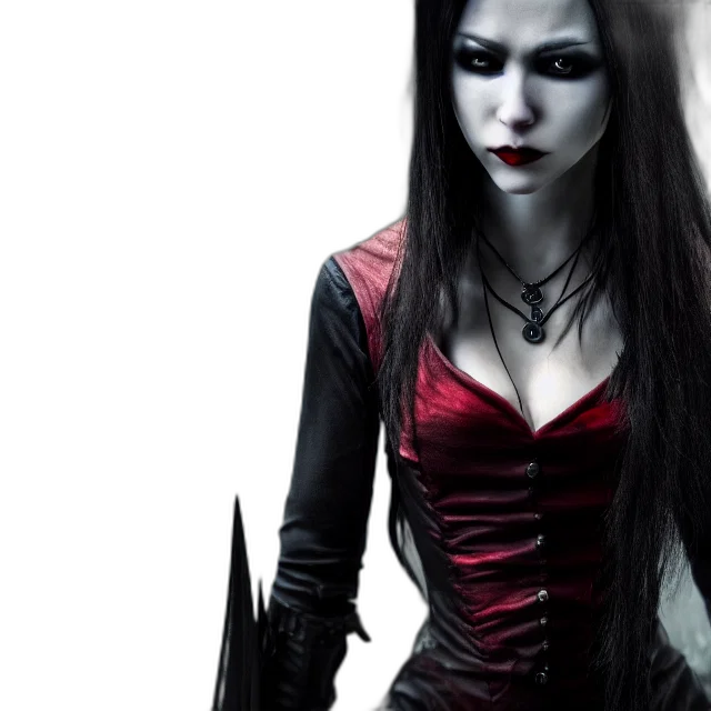 comic book art, fantasy art, concept art, photorealistic, dark, red, photo, vampire transparent PNG cut-out