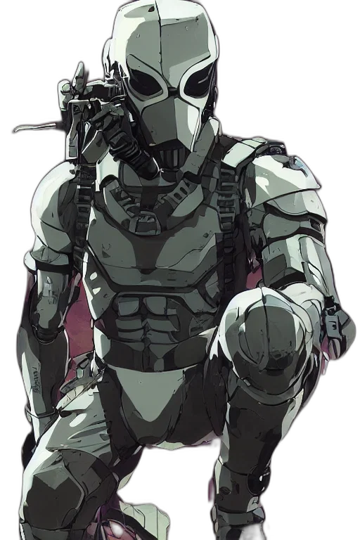 robot, weapon, concept art, cyberpunk transparent PNG cut-out