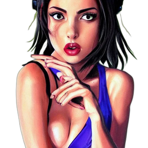 dress, jewelry, face, comic book art transparent PNG cut-out