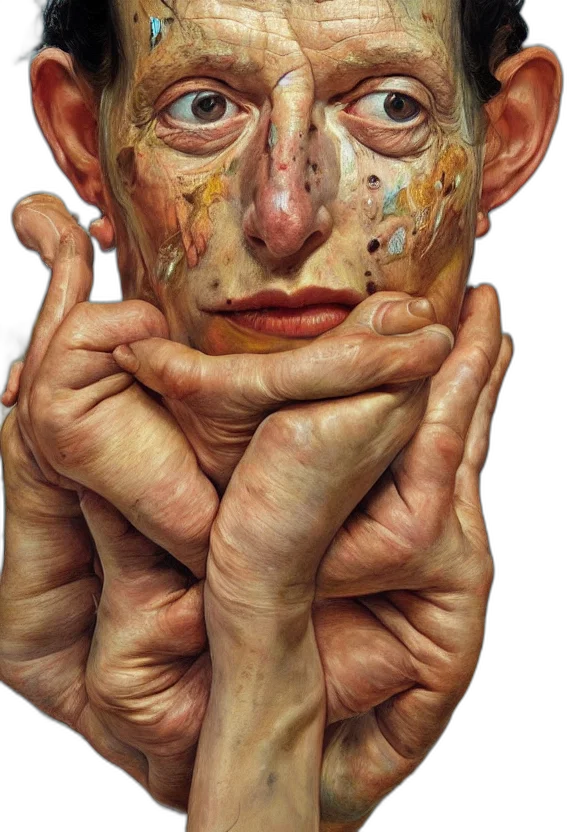 face, mask, creature, crown transparent PNG cut-out