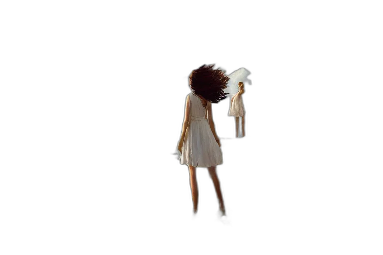 dress, hair, jacket, creature, 3d render, concept art, pixel art, photorealistic transparent PNG cut-out