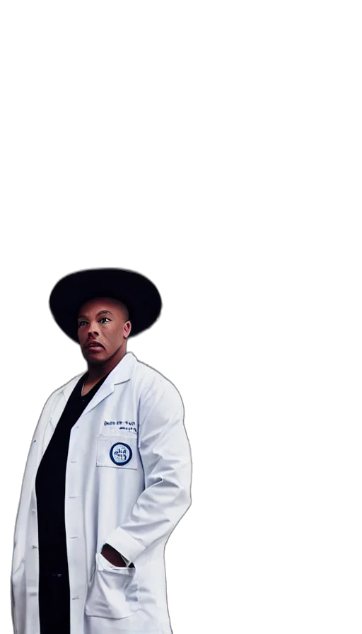 hat, jacket, staff, dramatic, award, winning, photo, dre transparent PNG cut-out