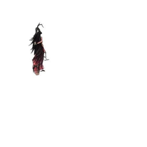 dragon, hair, creature, sword transparent PNG cut-out