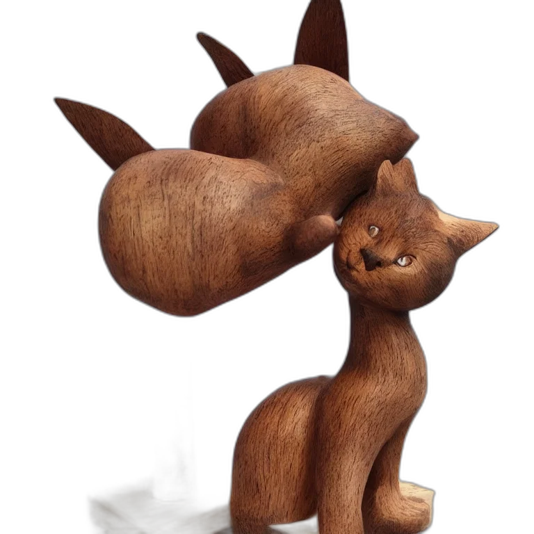 furniture, animal, creature, staff, 3d render, concept art, photorealistic, fantasy art transparent PNG cut-out