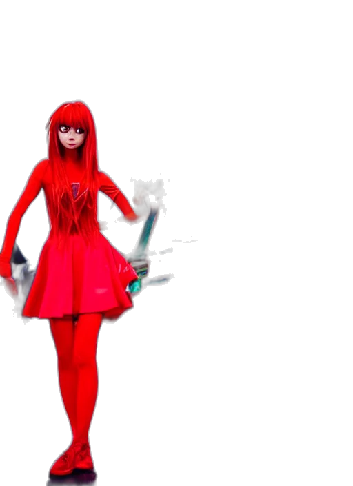 dress, robot, weapon, creature transparent PNG cut-out