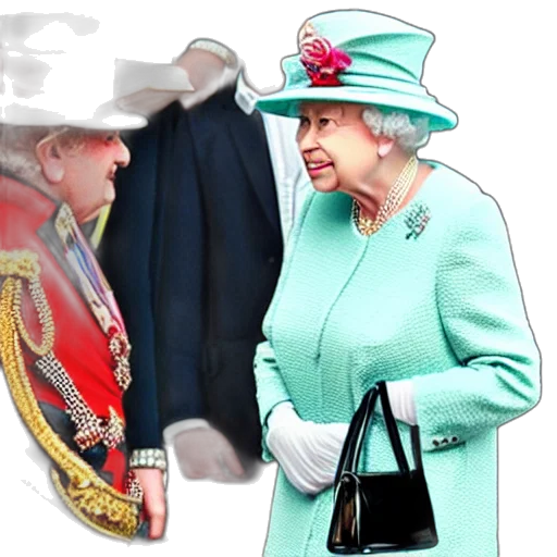 crown, hat, jacket, dress, queen, england, making, rude transparent PNG cut-out