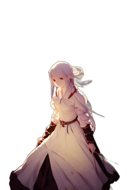 dress, sword, staff, weapon transparent PNG cut-out
