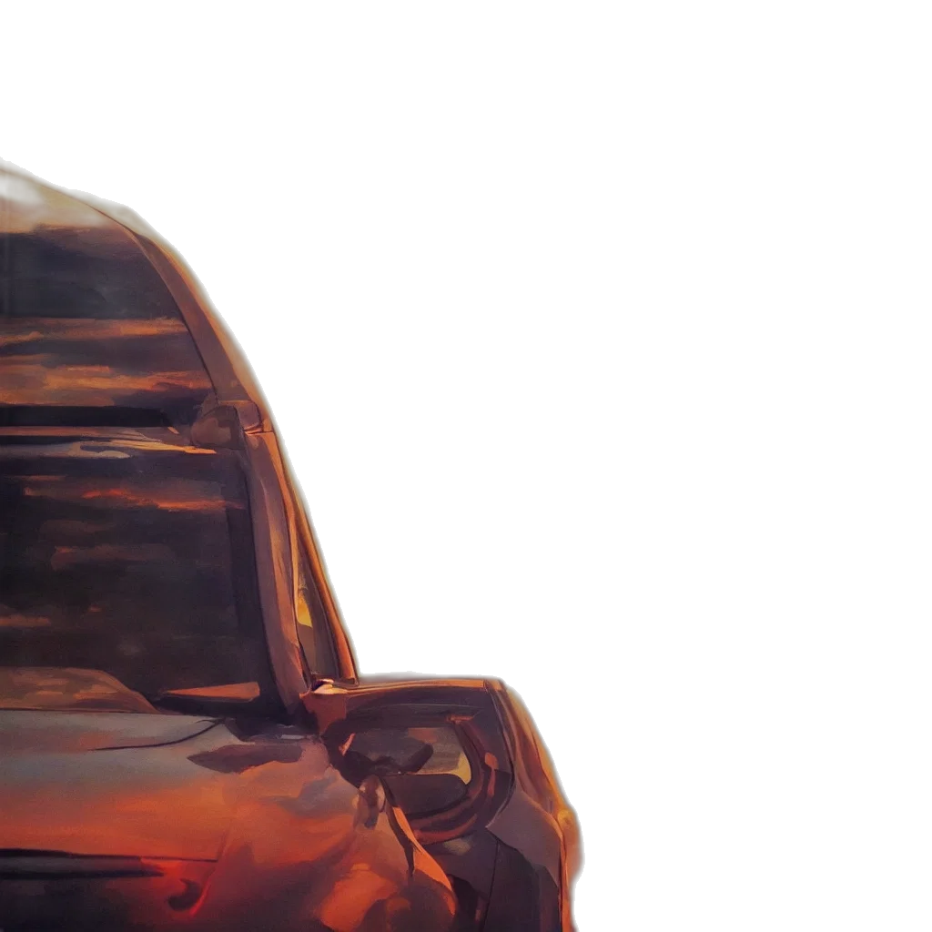 car, bottle, face, robot transparent PNG cut-out