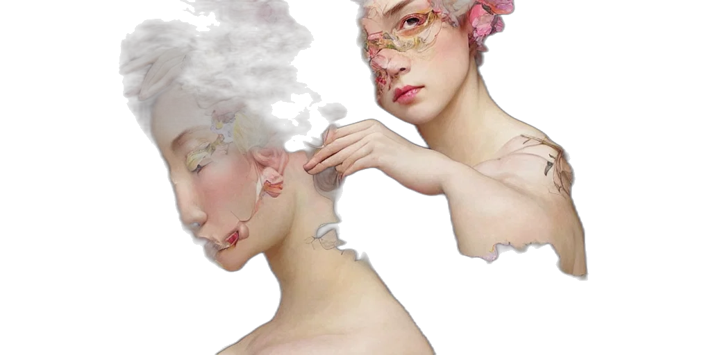mask, face, photorealistic, concept art transparent PNG cut-out