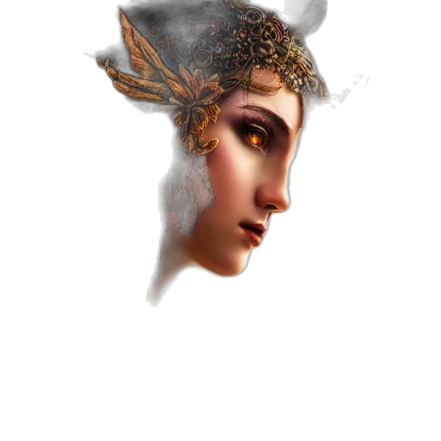 crown, face, mask, jewelry, fantasy art, concept art, photorealistic, pixel art transparent PNG cut-out