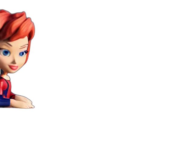 crown, staff, cartoon, 3d render, concept art, anime, scarlett, johansson transparent PNG cut-out