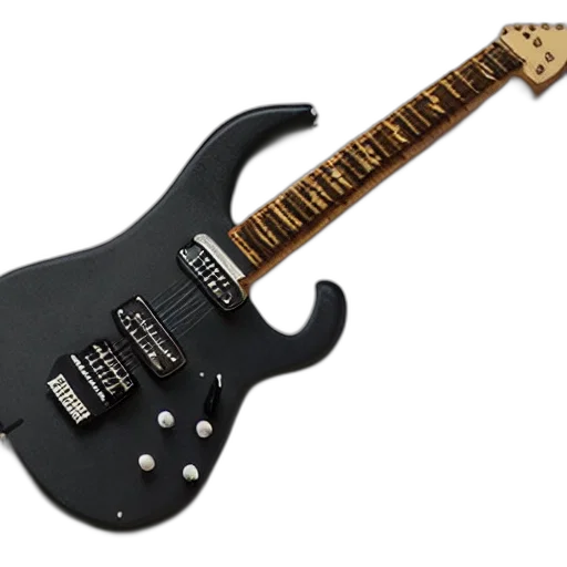 weapon, 3d render, electric, guitar transparent PNG cut-out