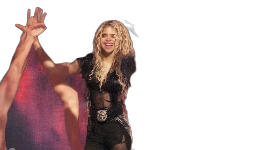 singer, shakira, god, creating, man transparent PNG cut-out