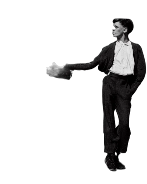 staff, umbrella, jacket, concept art transparent PNG cut-out