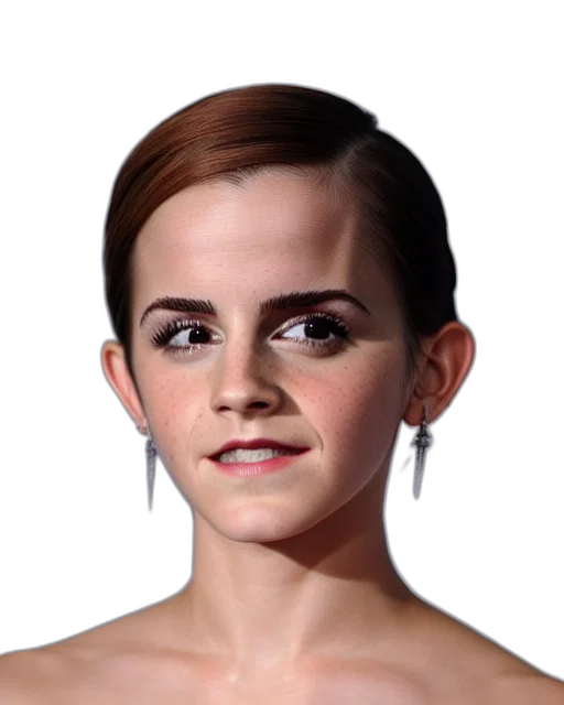 face, hair, dress, creature transparent PNG cut-out