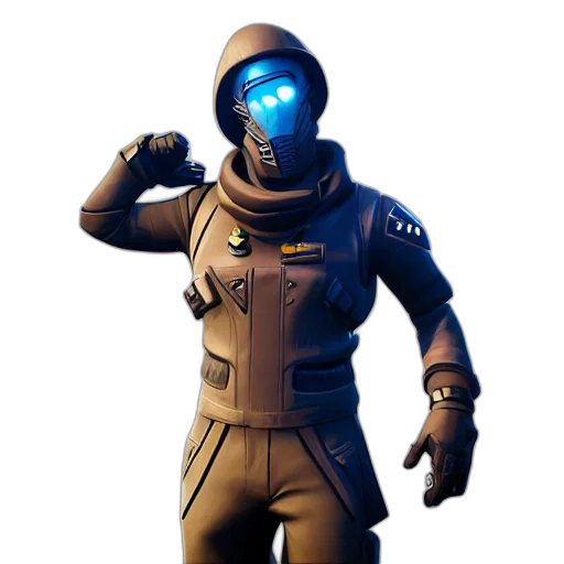 jacket, mask, robot, weapon transparent PNG cut-out