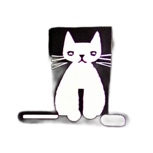 staff, jewelry, weapon, monochrome, cat, made, bark transparent PNG cut-out