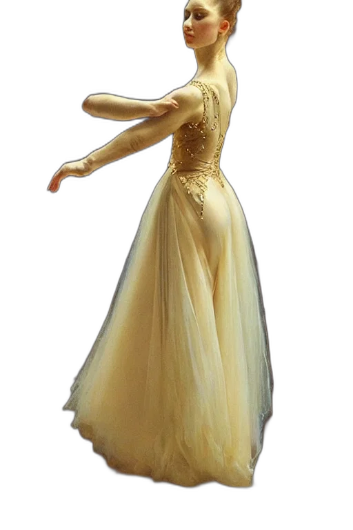 dress, staff, crown, concept art, 3d render, photorealistic, fantasy art, golden transparent PNG cut-out