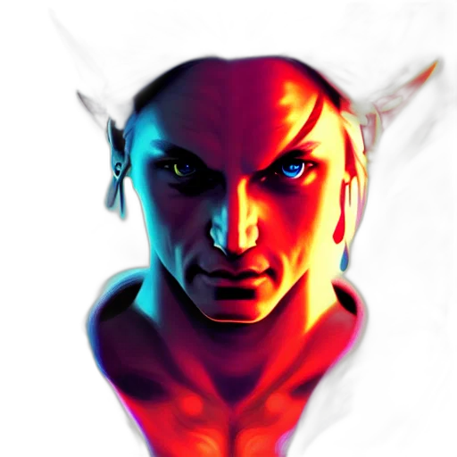 face, dragon, mask, fantasy art transparent PNG cut-out