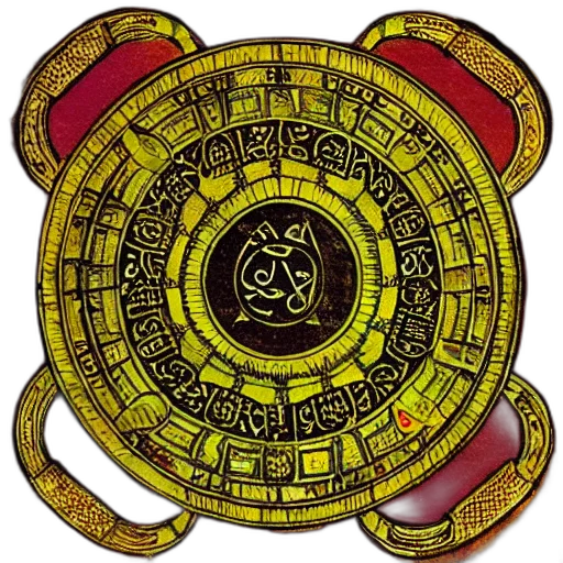 mandala, containing, secret, demonic, spells, algebra, codes, written transparent PNG cut-out