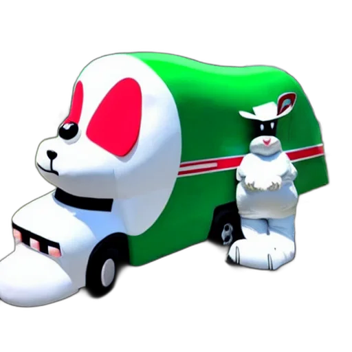 car, robot, animal, creature, 3d render, concept art, cartoon, pixel art transparent PNG cut-out