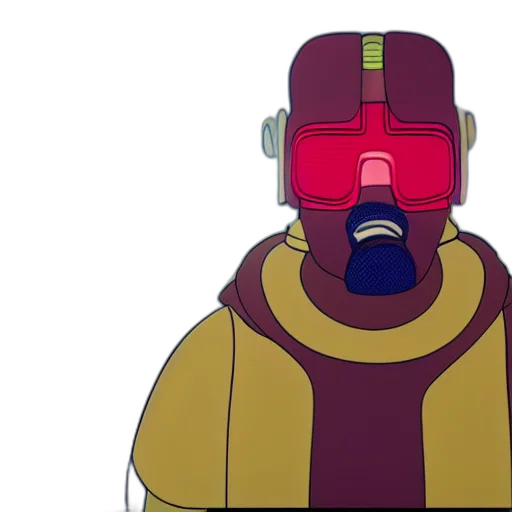 mask, robot, face, staff transparent PNG cut-out