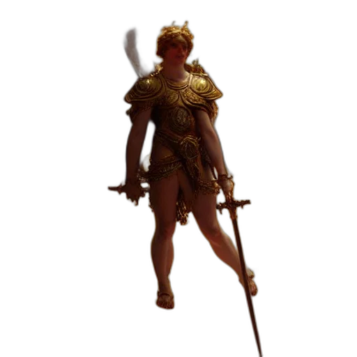 staff, sword, crown, weapon, concept art, 3d render, fantasy art, pixel art transparent PNG cut-out