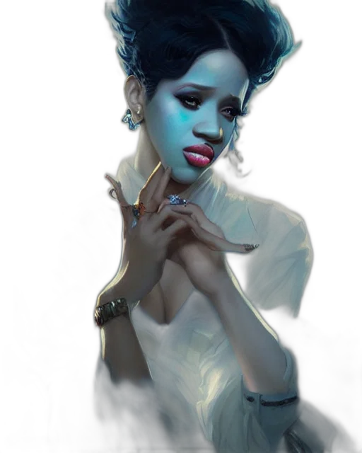 jewelry, face, mask, concept art transparent PNG cut-out