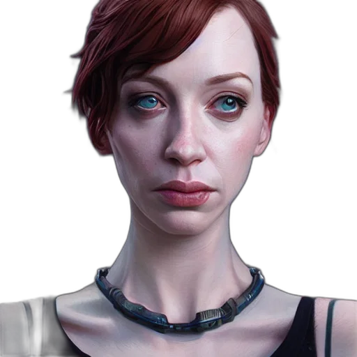 face, robot, staff, jewelry transparent PNG cut-out