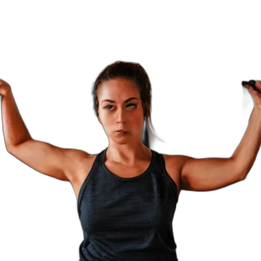 staff, woman, tugging, pulling transparent PNG cut-out