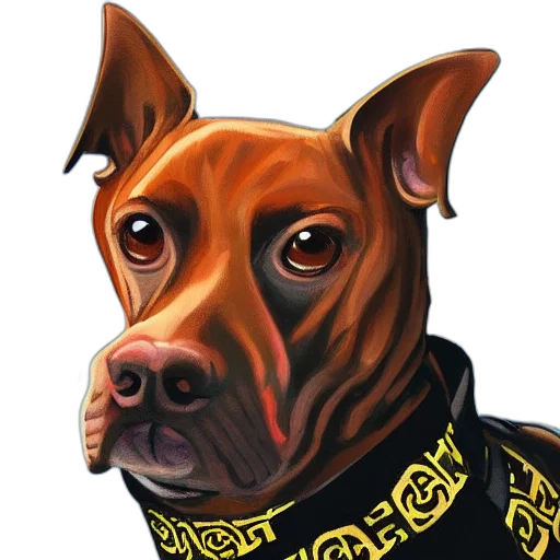 animal, face, jacket, staff transparent PNG cut-out