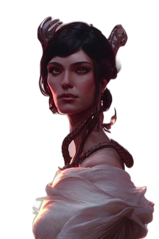 face, crown, dragon, staff, fantasy art, concept art, photorealistic, comic book art transparent PNG cut-out