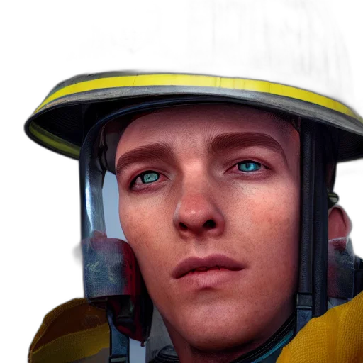 face, staff, robot, hat, photorealistic, concept art, 3d render, comic book art transparent PNG cut-out