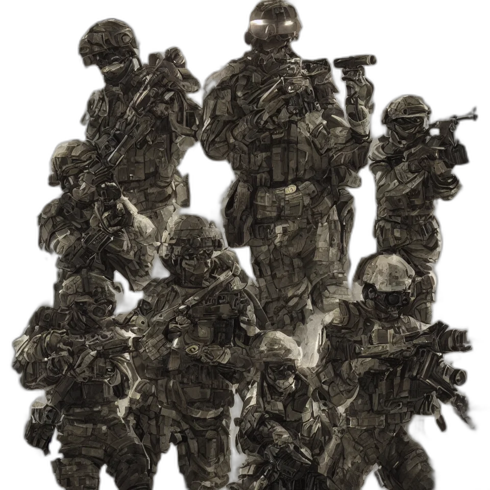 weapon, staff, jacket, concept art transparent PNG cut-out