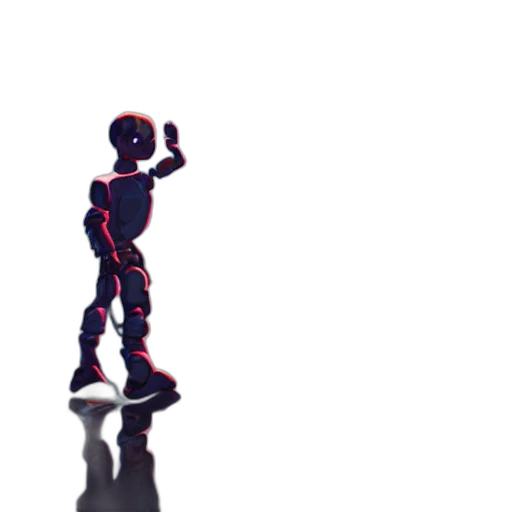 robot, creature, staff, mask transparent PNG cut-out