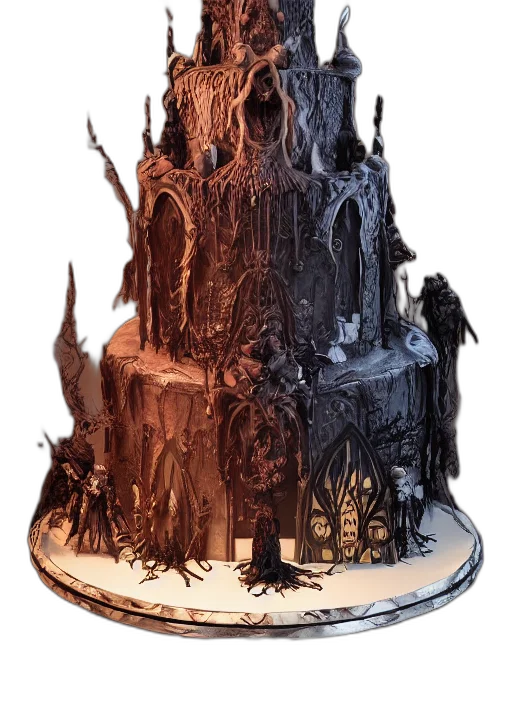 crown, food, 3d render, concept art transparent PNG cut-out
