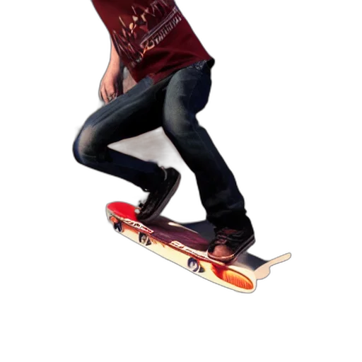 photorealistic, 3d render, concept art, pixel art, tony, hawk, max, animation transparent PNG cut-out