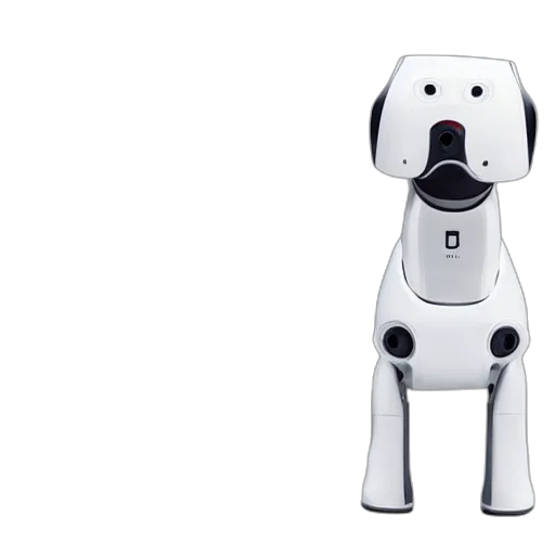 robot, 3d render, apple, idog, dog, concept, studio, lighting transparent PNG cut-out