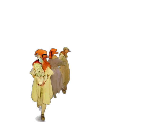 hat, staff, mask, weapon transparent PNG cut-out