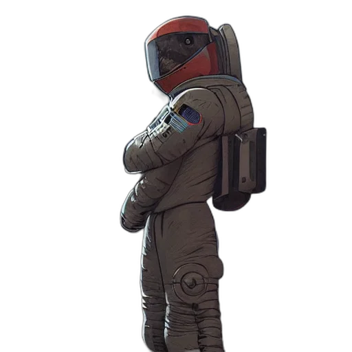 staff, jacket, robot, mask transparent PNG cut-out